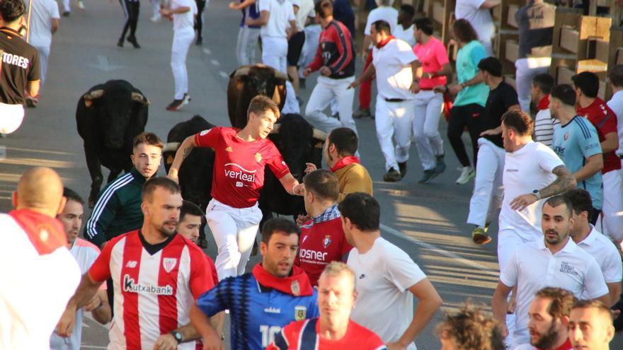 Fotos del cuarto encierro de Tudela (28/07/2026)