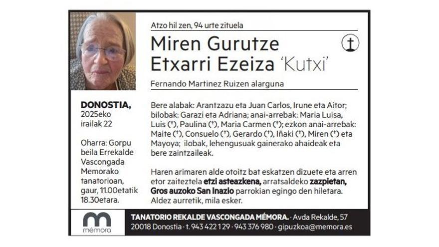 Miren Gurutze Etxarri Ezeiza