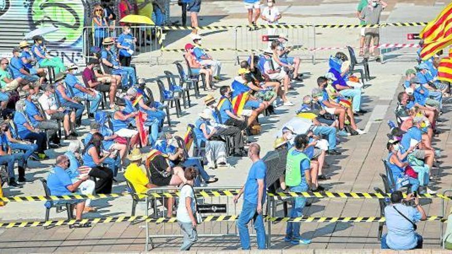El covid-19 no frena la reivindicación de la Diada