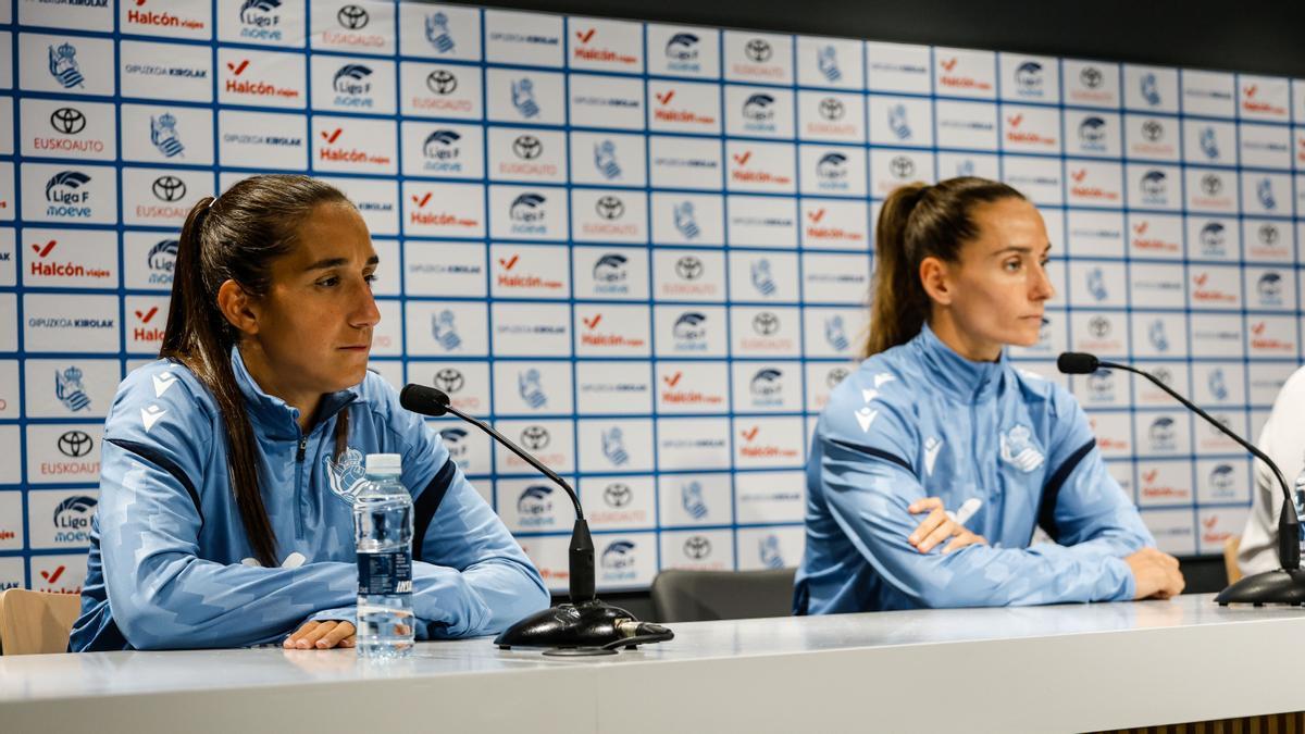 Lucia Rodriguez eta Ainhoa Moraza Zubietan.