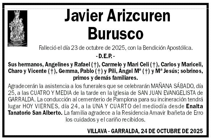 Javier Arizcuren Burusco