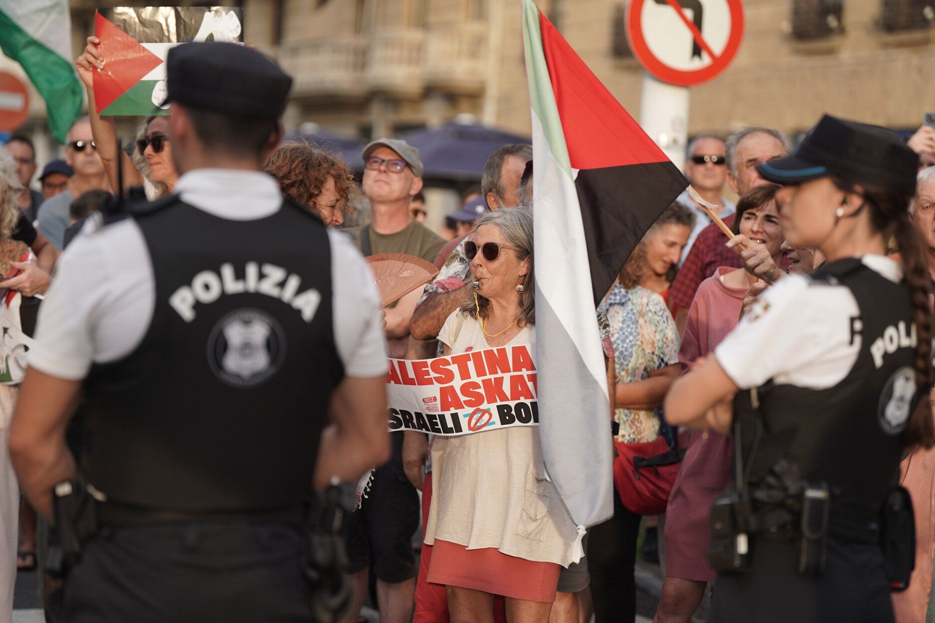 Las protestas por Palestina toman la alfombra roja