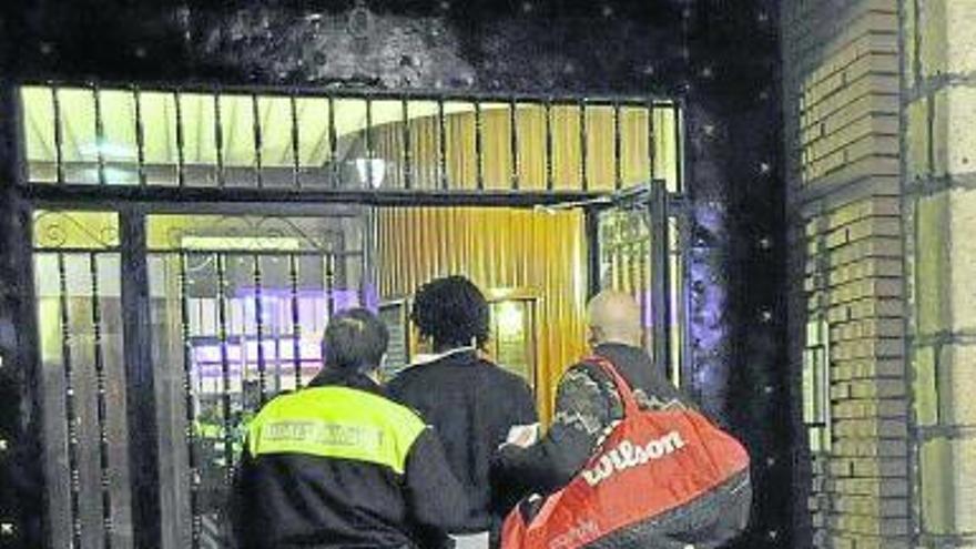 Imagen de uno de los detenidos en la operación policial.