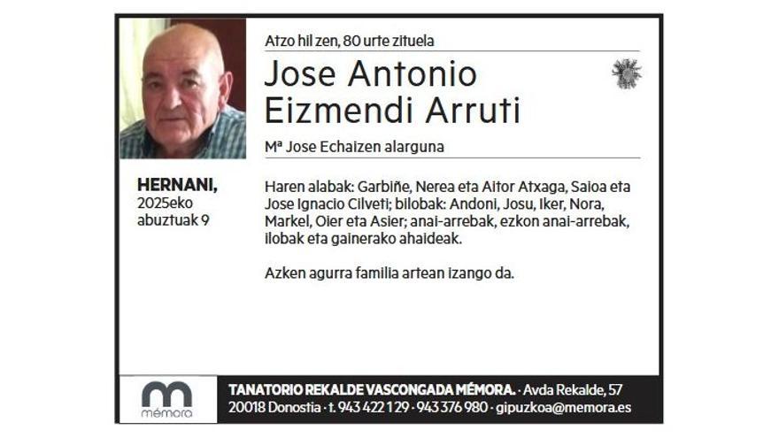 JOSE ANTONIO EIZMENDI ARRUTI