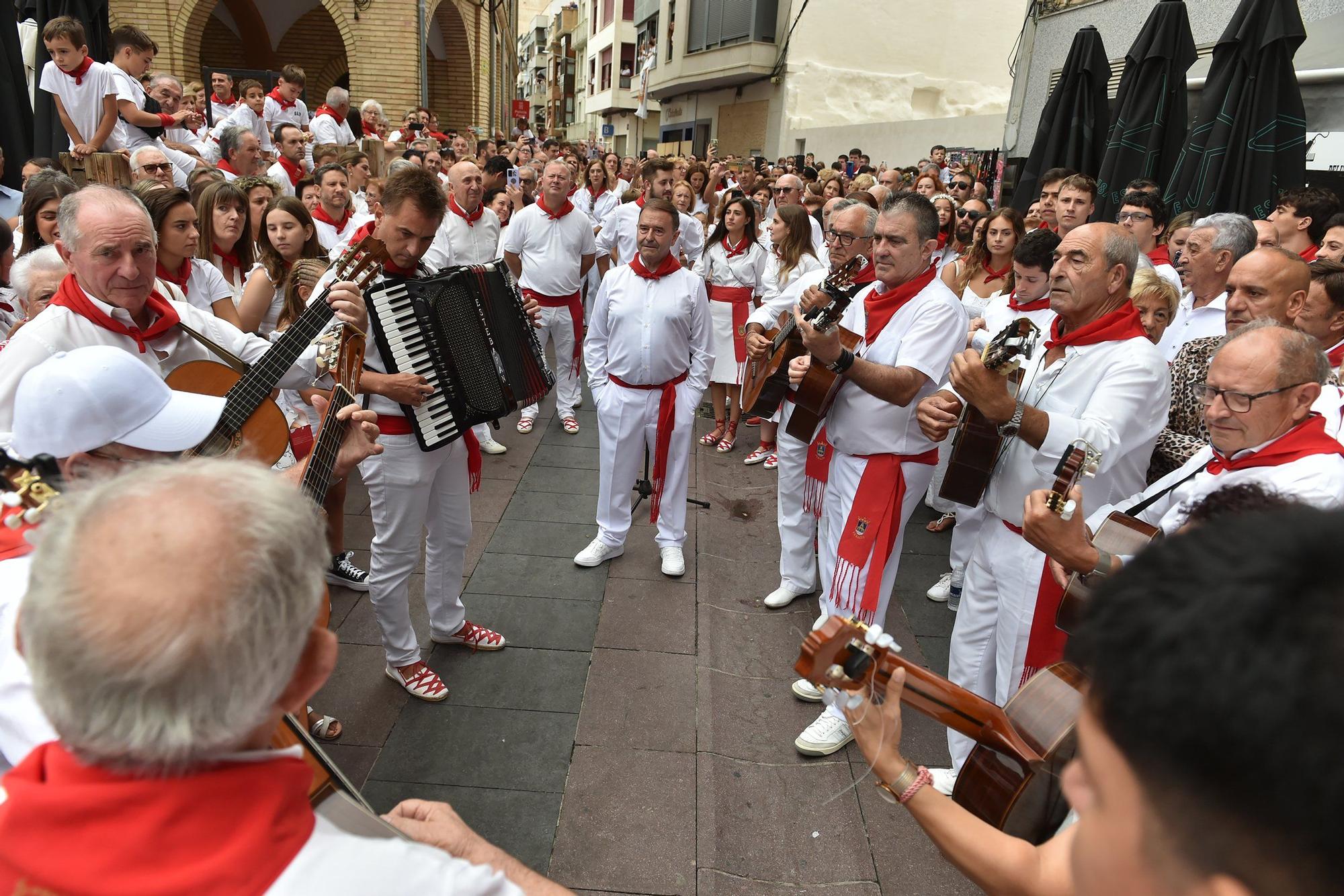 Fotos de la procesión en fiestas de Peralta