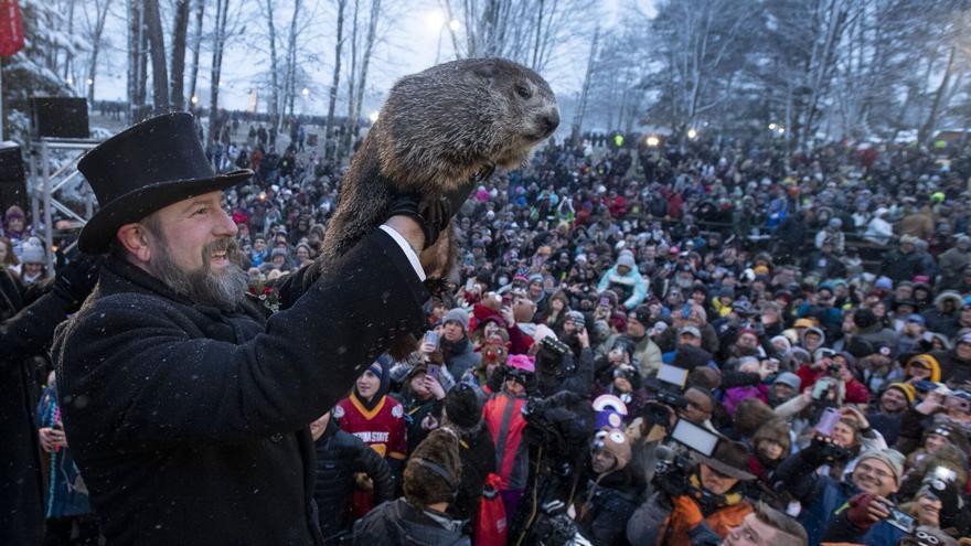 Phil predice que el invierno se alargará seis semanas más en el Día de la Marmota 2026