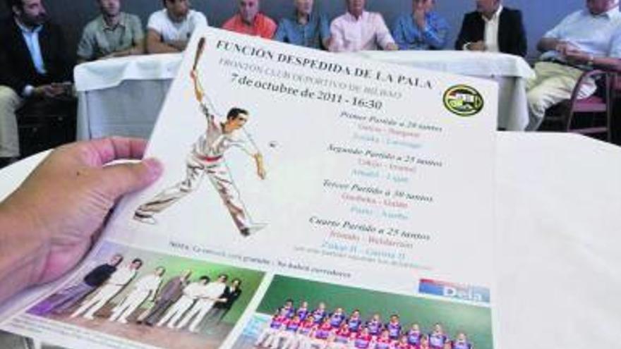 El Deportivo de Bilbao se despide de la pala
