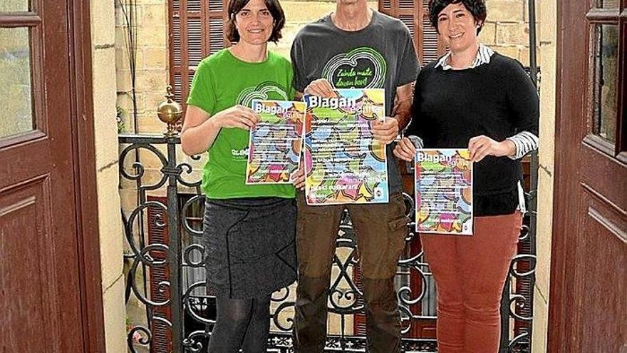Altuna, Lizeaga eta Berrotaran, atzo udaletxean.