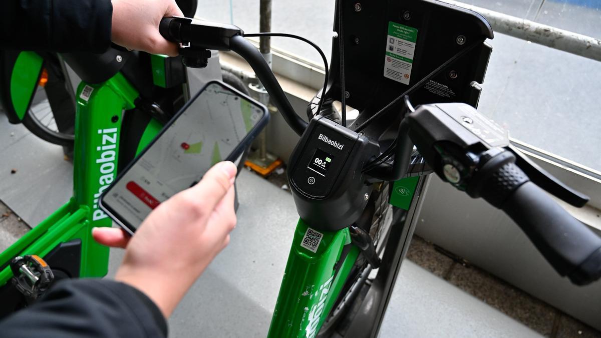 Las bicicletas nuevas tienen una pequeña pantalla.