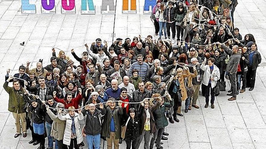 Más de mil nombres .eus fueron activados en el día del euskera en 2014.