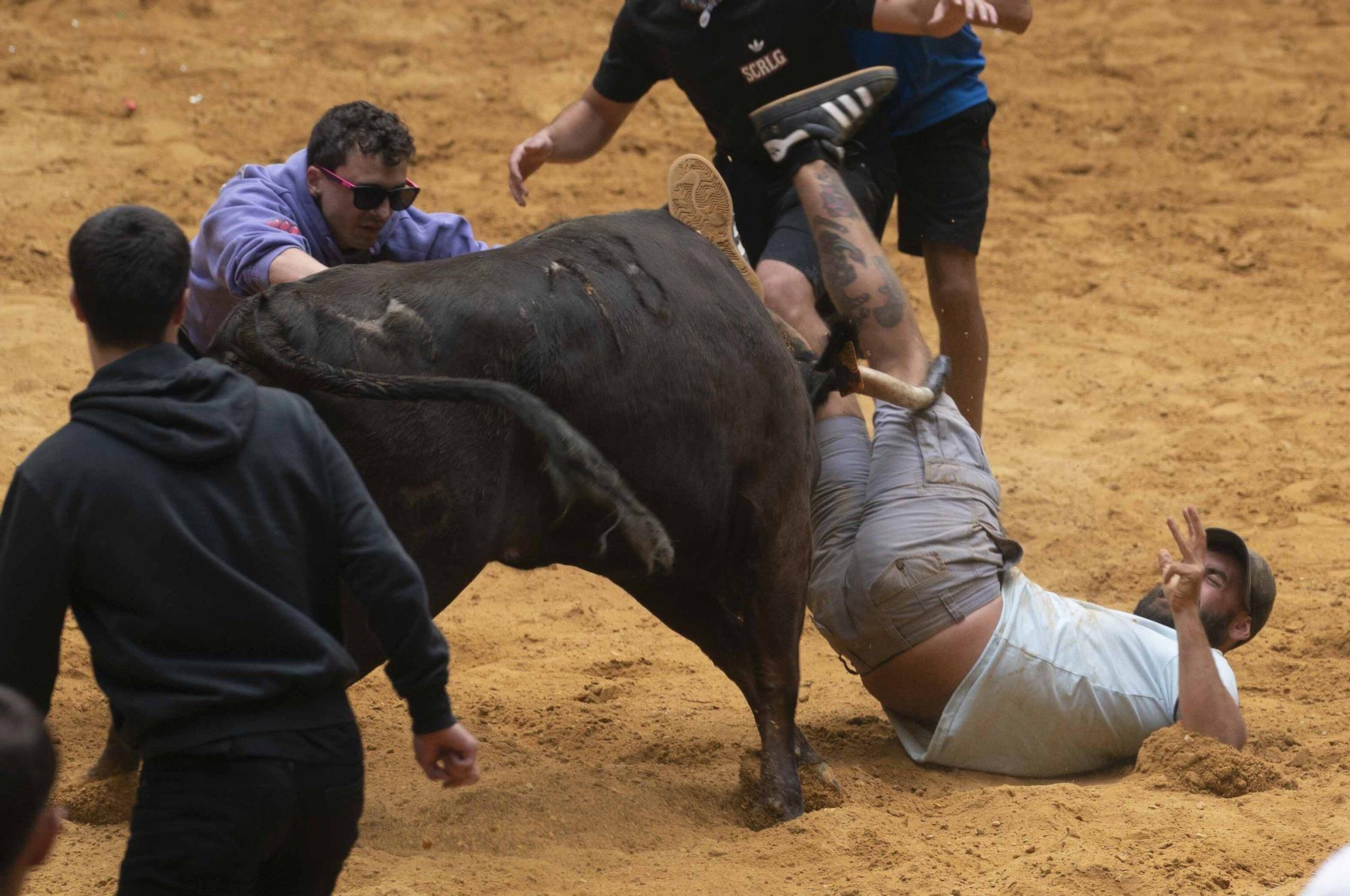 Eb imágenes: Las vaquillas reinan en el Iradier Arena