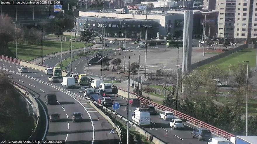 Dos heridos en un accidente de tráfico a la altura de Barakaldo