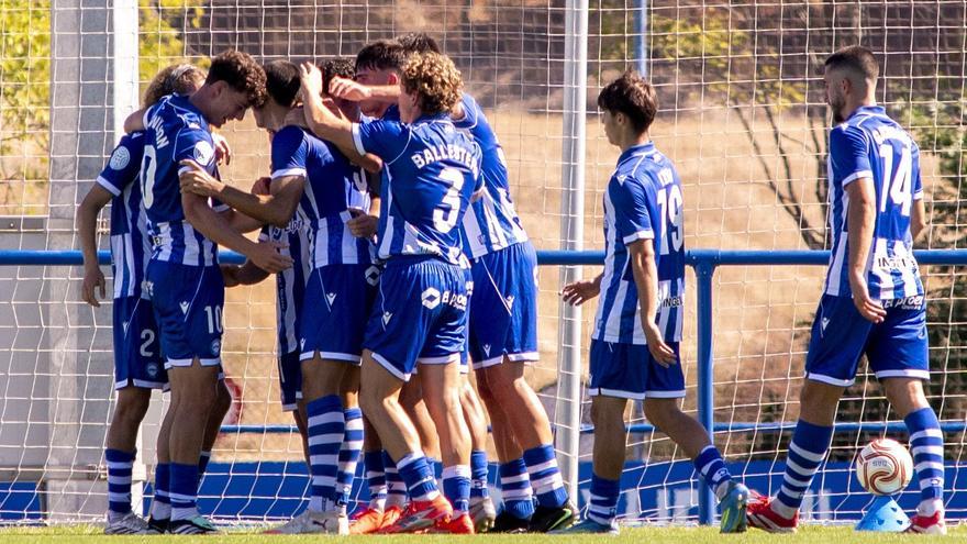 El Alavés B remonta y se lleva la victoria ante un combativo Oviedo Vetusta