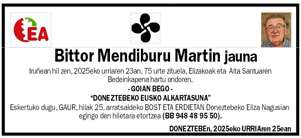Bittor Mendiburu Martin