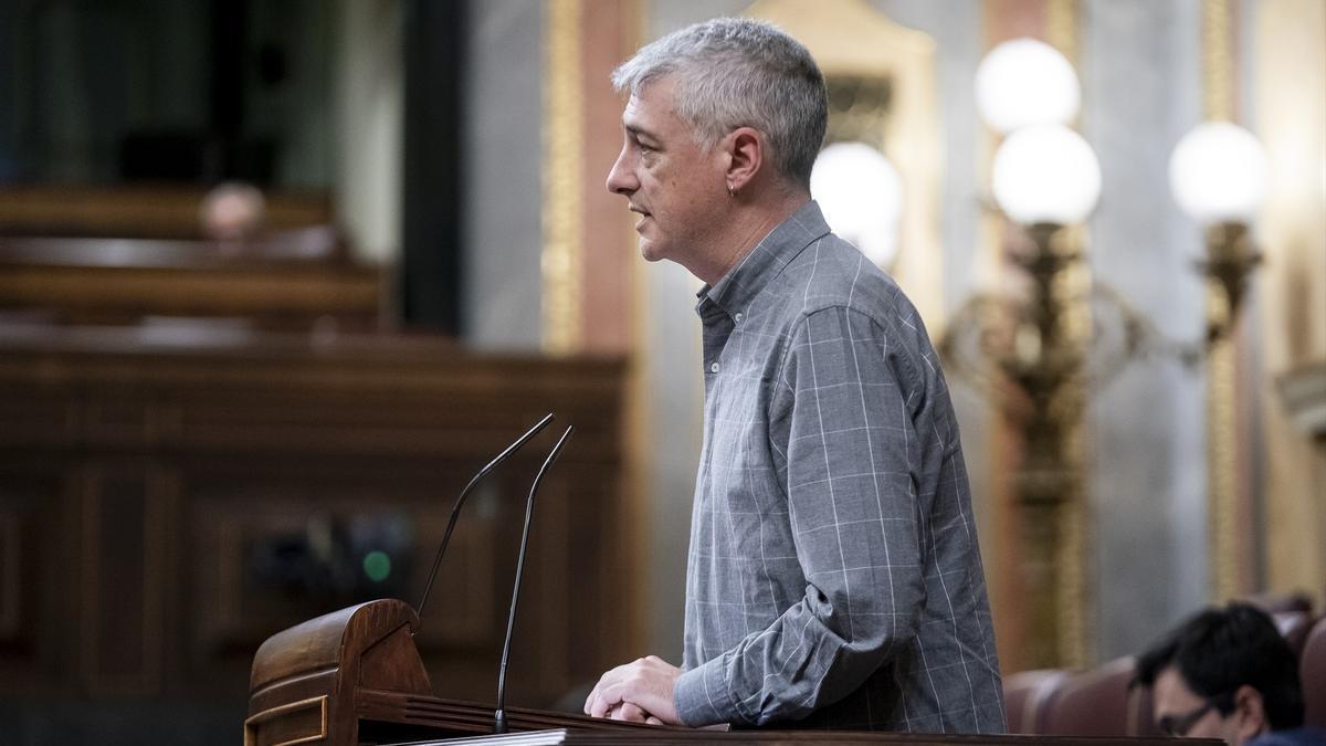 El diputado de EH Bildu en el Congreso Oskar Matute.