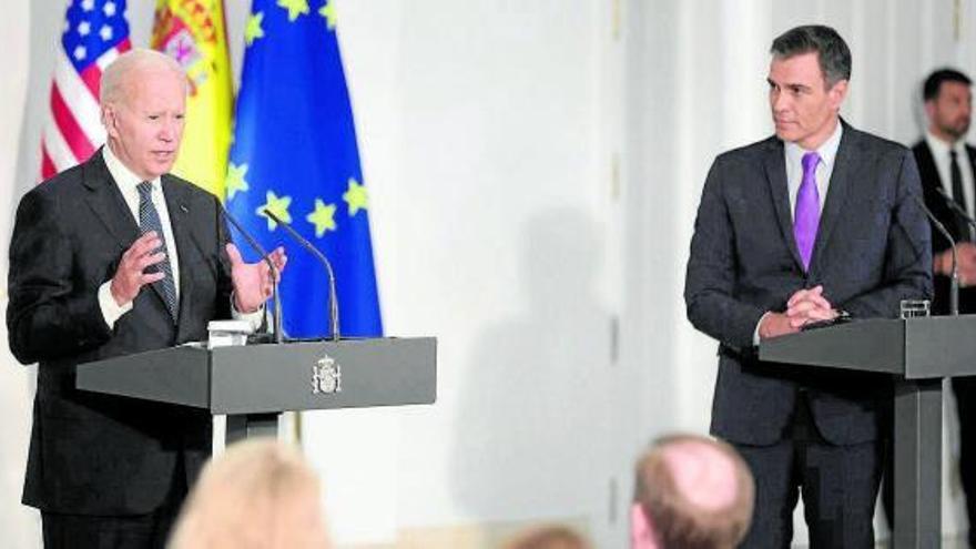 Esta vez, Sánchez ha tenido un rato más largo con Biden... pagando el peaje.