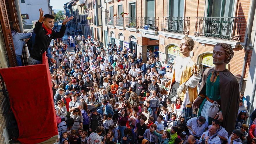 Multitudinario chupinazo infantil en Villava