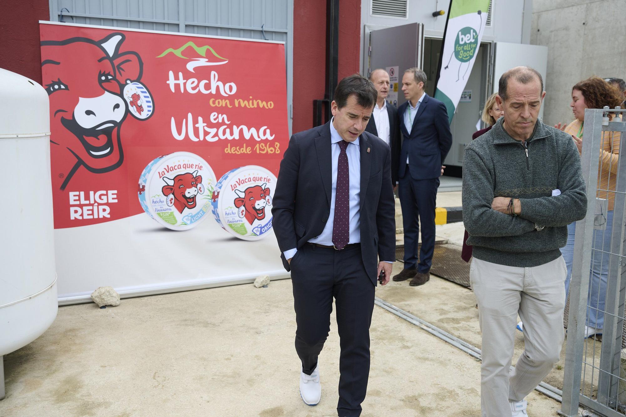 Fotos de la visita a la fábrica en Iraizotz de Grupo Bel