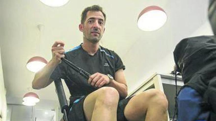 El valenciano Pablo Royo, a su llegada a Ibarrola.