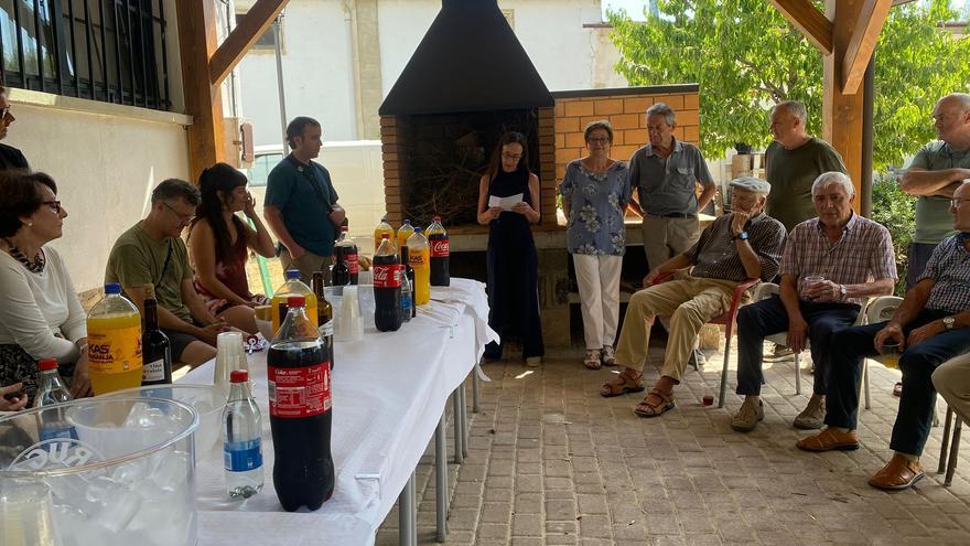 El pueblo de Aós rinde homenaje al que fue su alcalde, Salvador Domench, 'Salva'