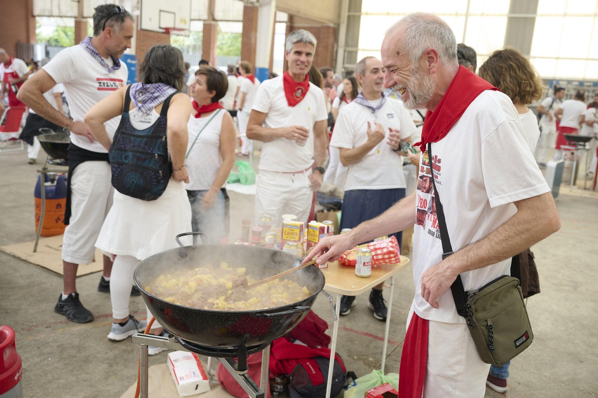 Fotos de la comida del pato en Zizur
