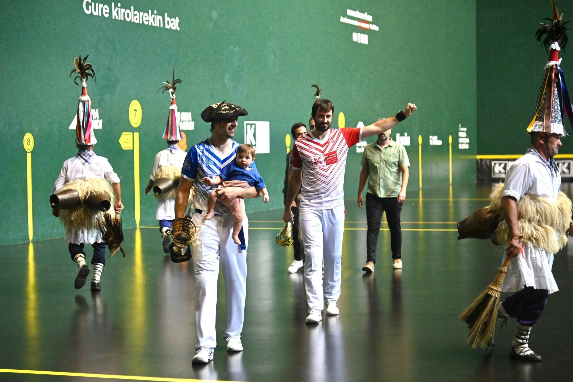 Aritz Juanenea supera a Endika Barrenetxea por 27-30 en la final del Individual Eusko Label de remonte.