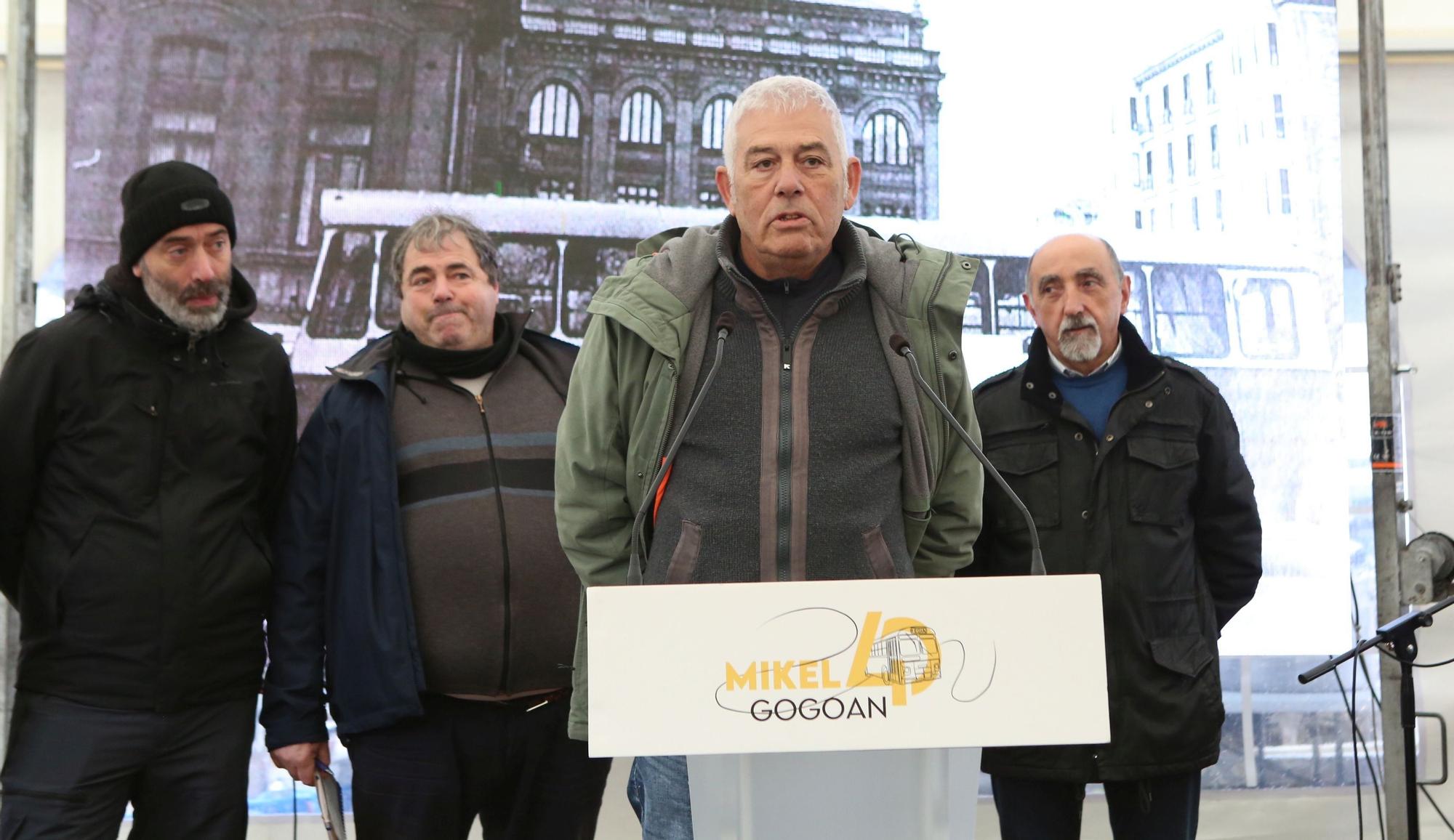 Fotos del homenaje a Mikel Zabalza en el 40 aniversario de su muerte tras ser detenido por la Guardia Civil