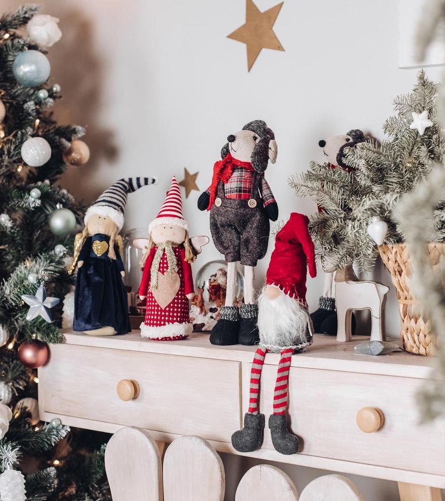 Una casa preparada para la Navidad