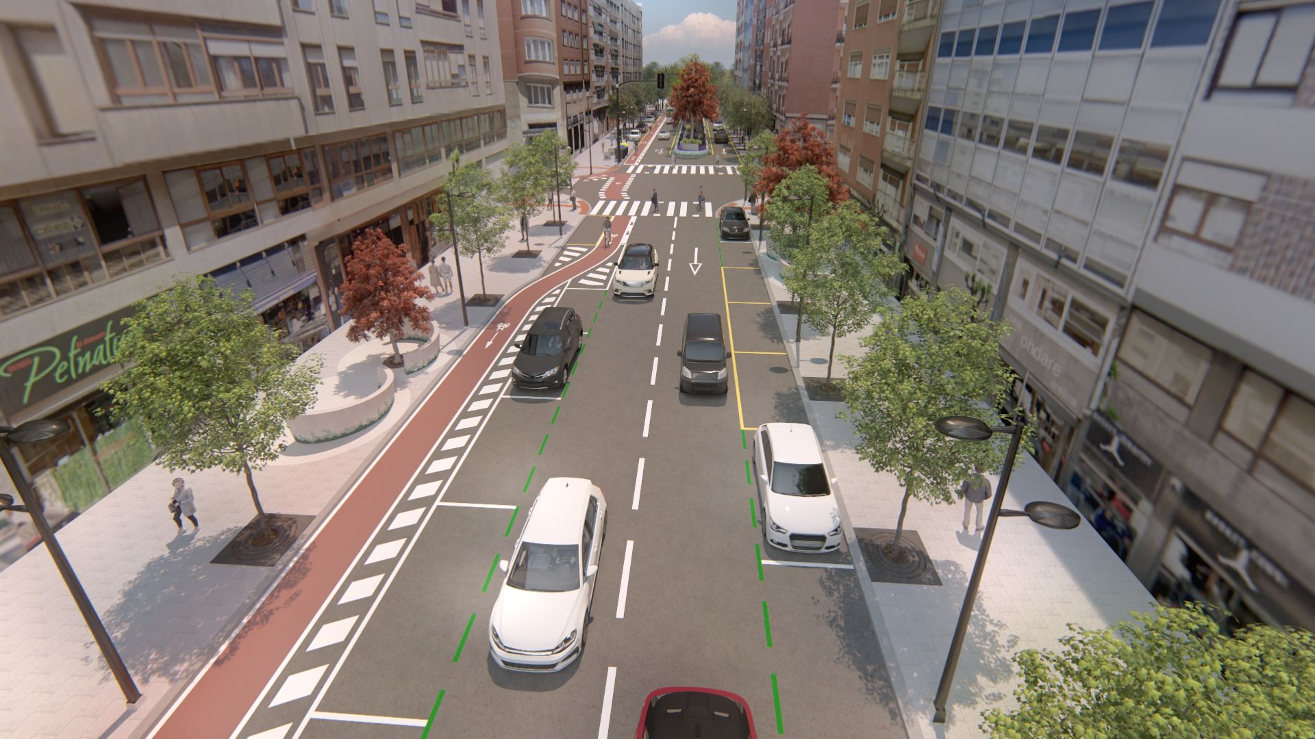 Cómo quedará la calle María Díaz de Haro tras las obras