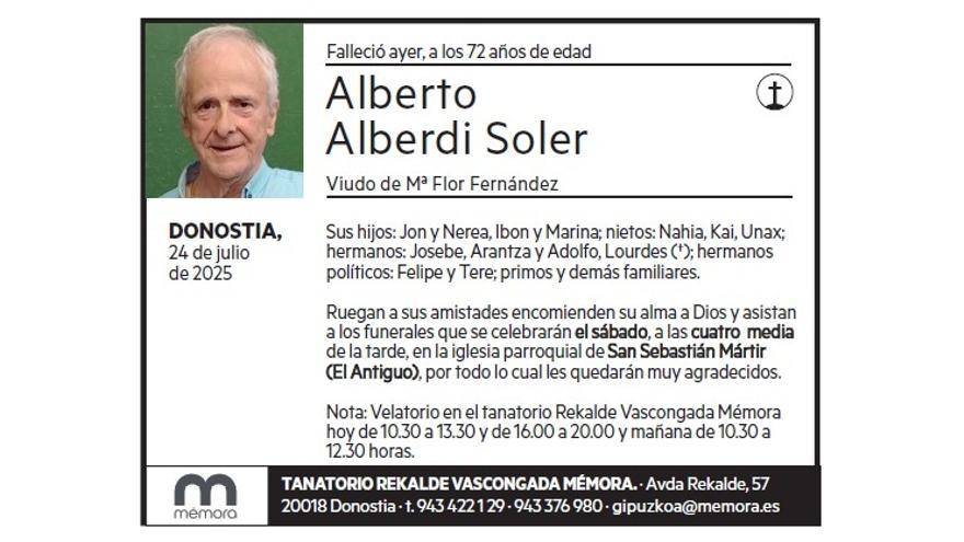 ALBERTO ALBERDI SOLER
