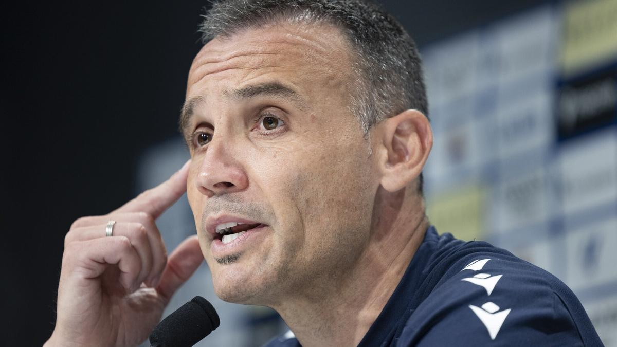 Sergio Francisco, durante la rueda de prensa