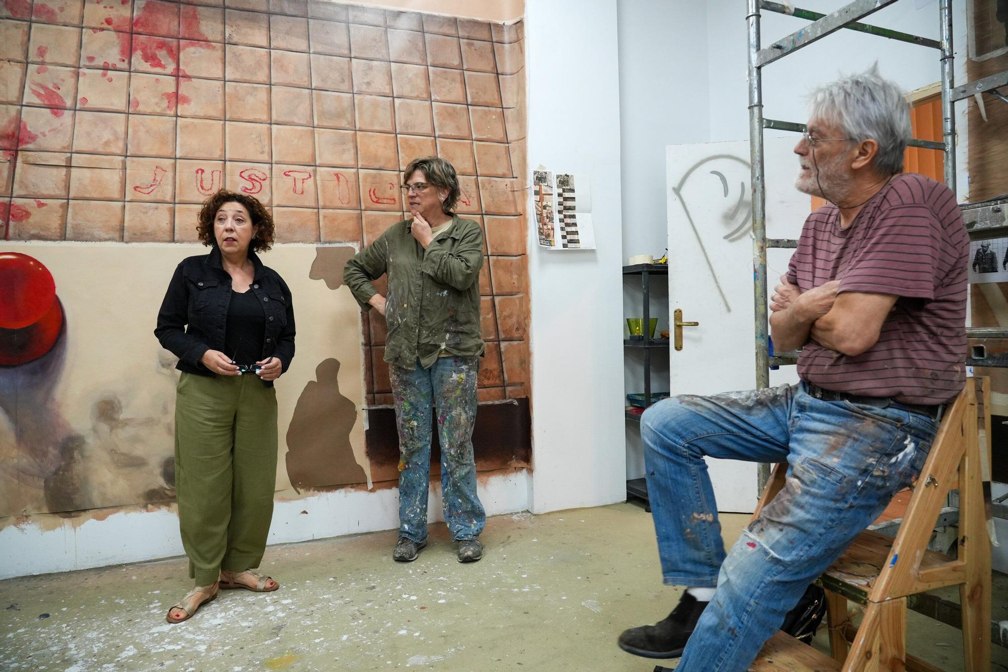 En imágenes: La colaboración ciudadana hace posible el mural del 3 de Marzo