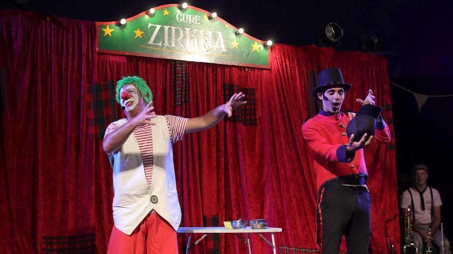 Gure Zirkua instala su carpa en Agurain del 24 de octubre al 8 de noviembre