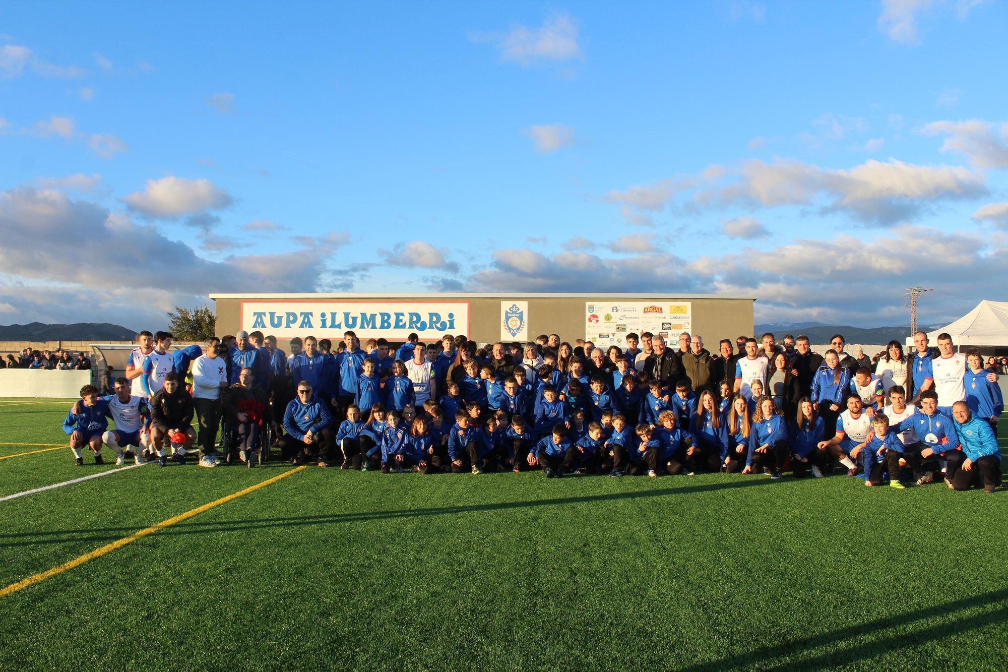 Inauguración del nuevo campo del Lardín