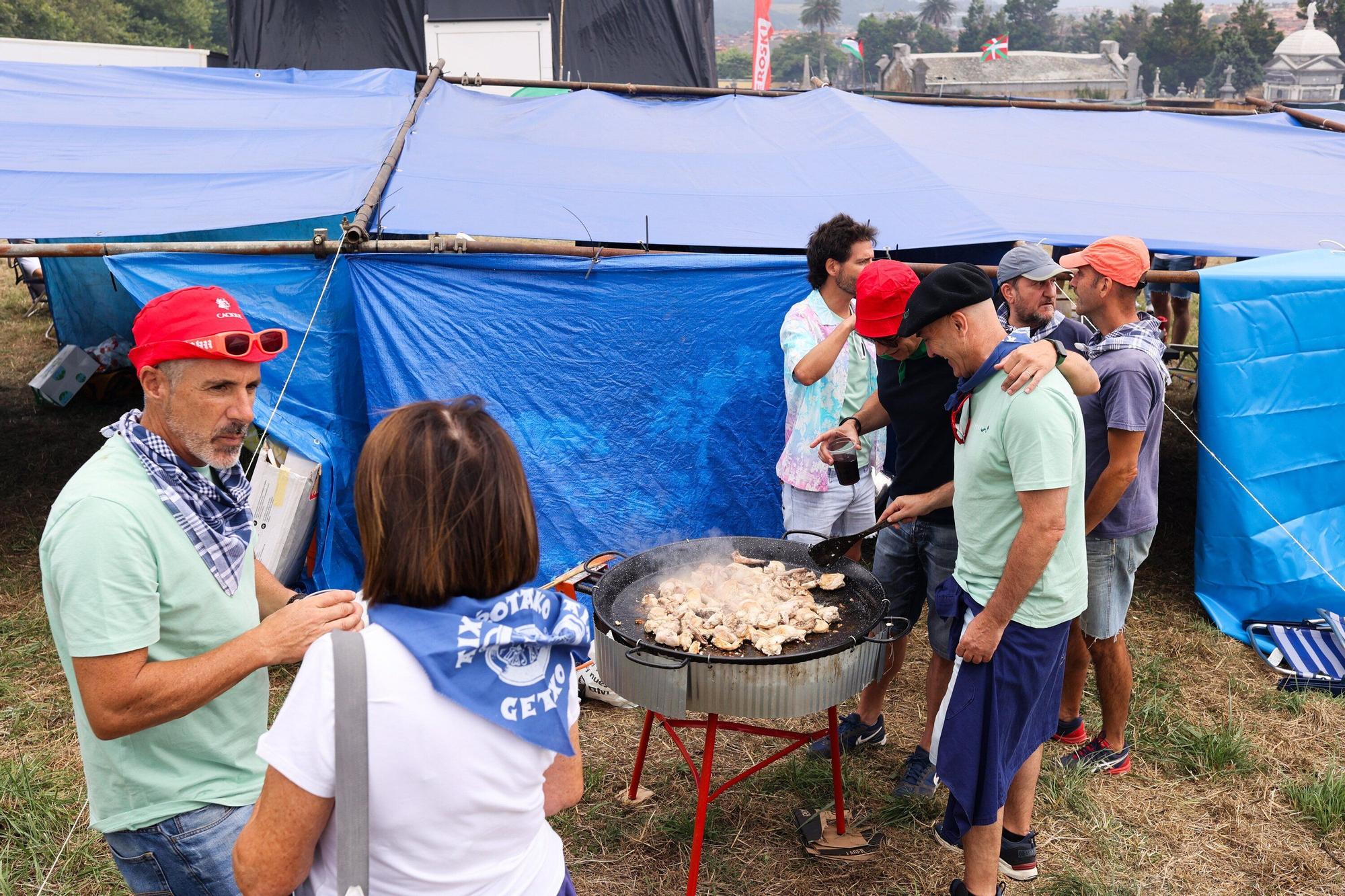 En imágenes: Getxo celebra sus Paellas de Aixerrota