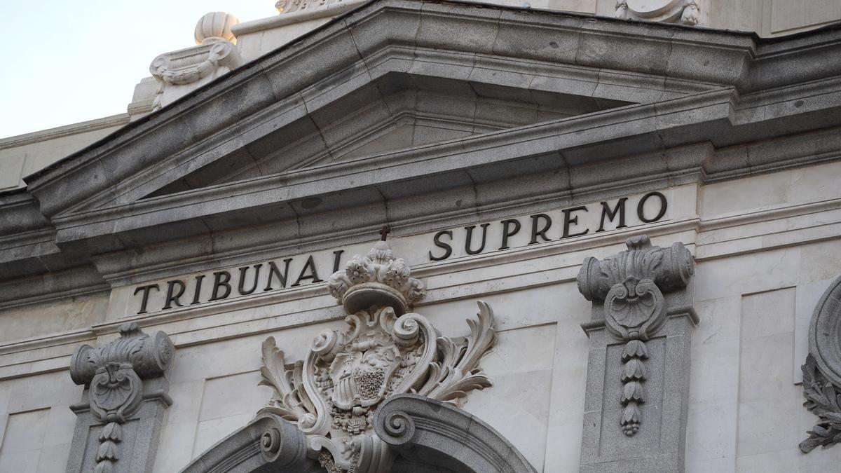 Fachada del Tribunal Supremo.