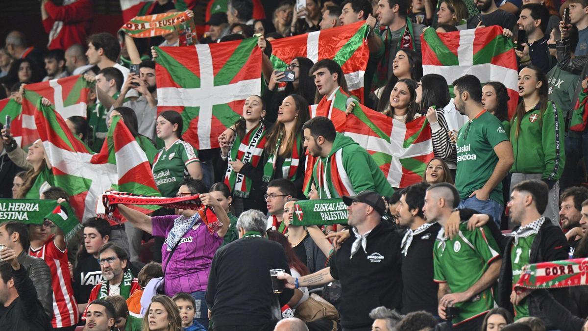 San Mamés tuvo una grandísima entrada en la cita entre Euskal Selekzioa y Palestina.