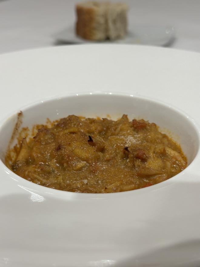 Txangurro a la dosnostiarra, un plato top.