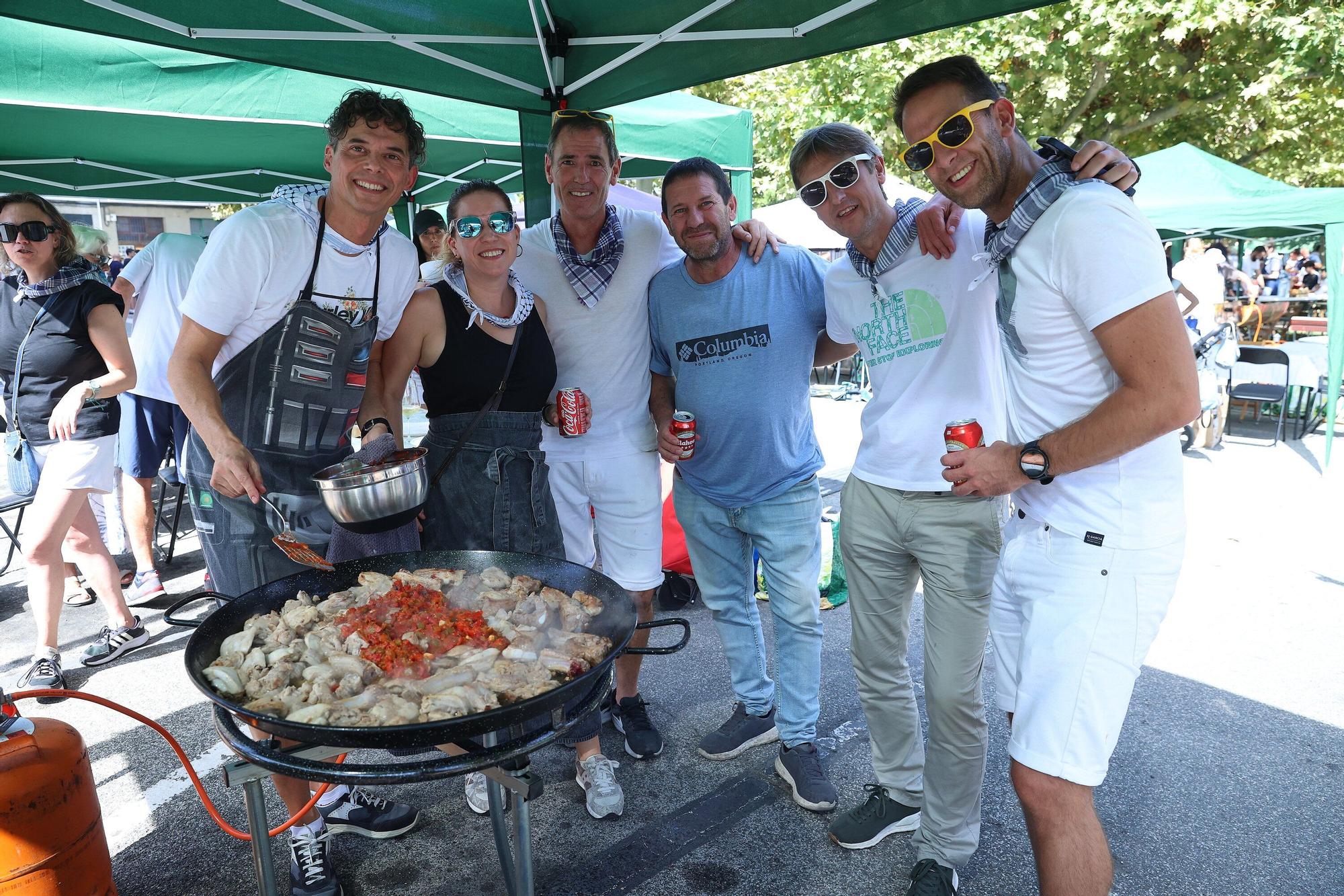 Fotos de la paellada de Huarte