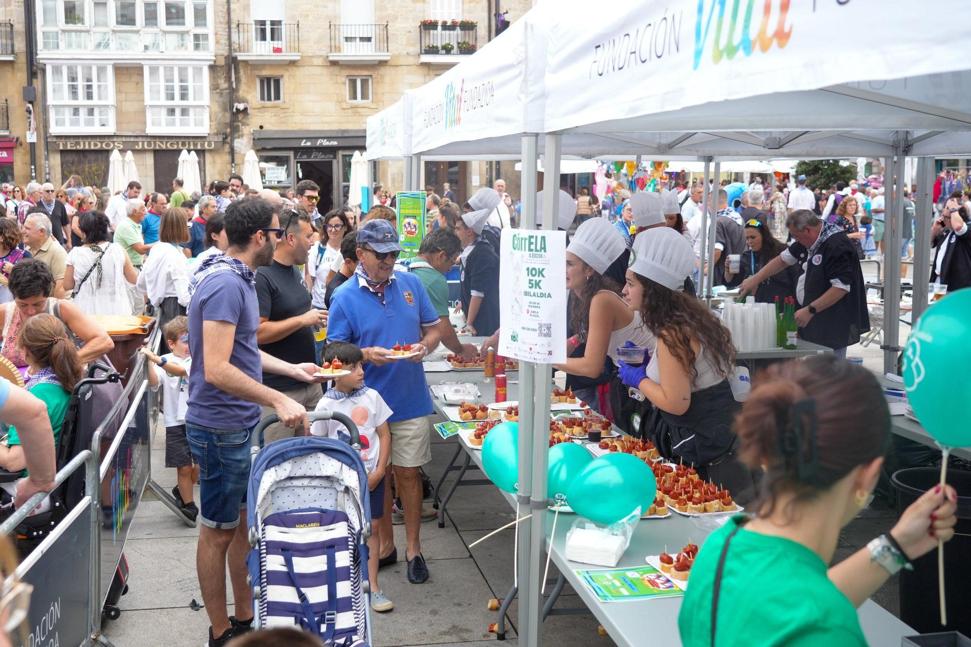 En imágenes: La fiesta continúa en las calles de Gasteiz este 6 de agosto