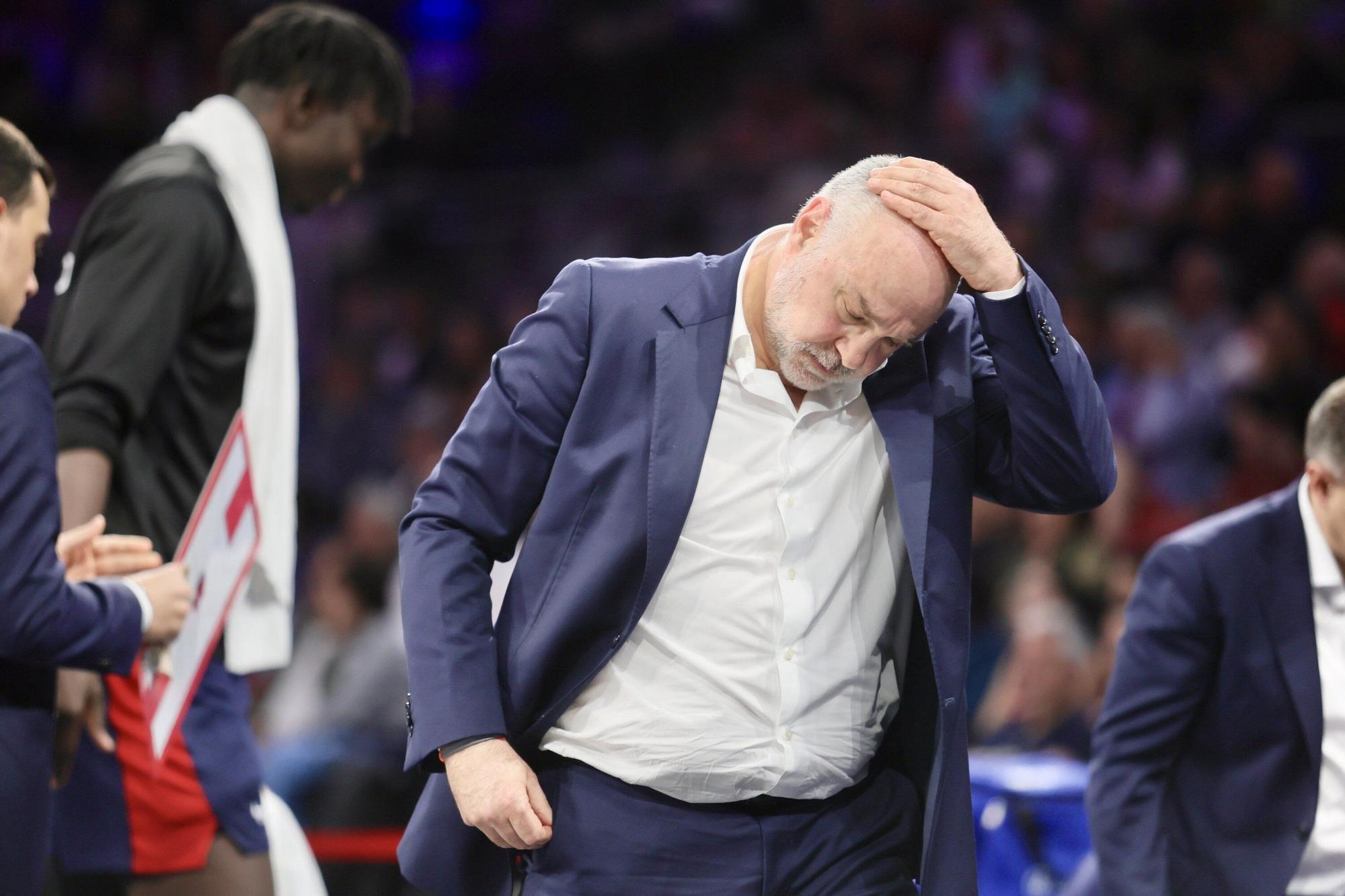 Las imágenes del Baskonia-Asvel de Euroliga en el Buesa Arena