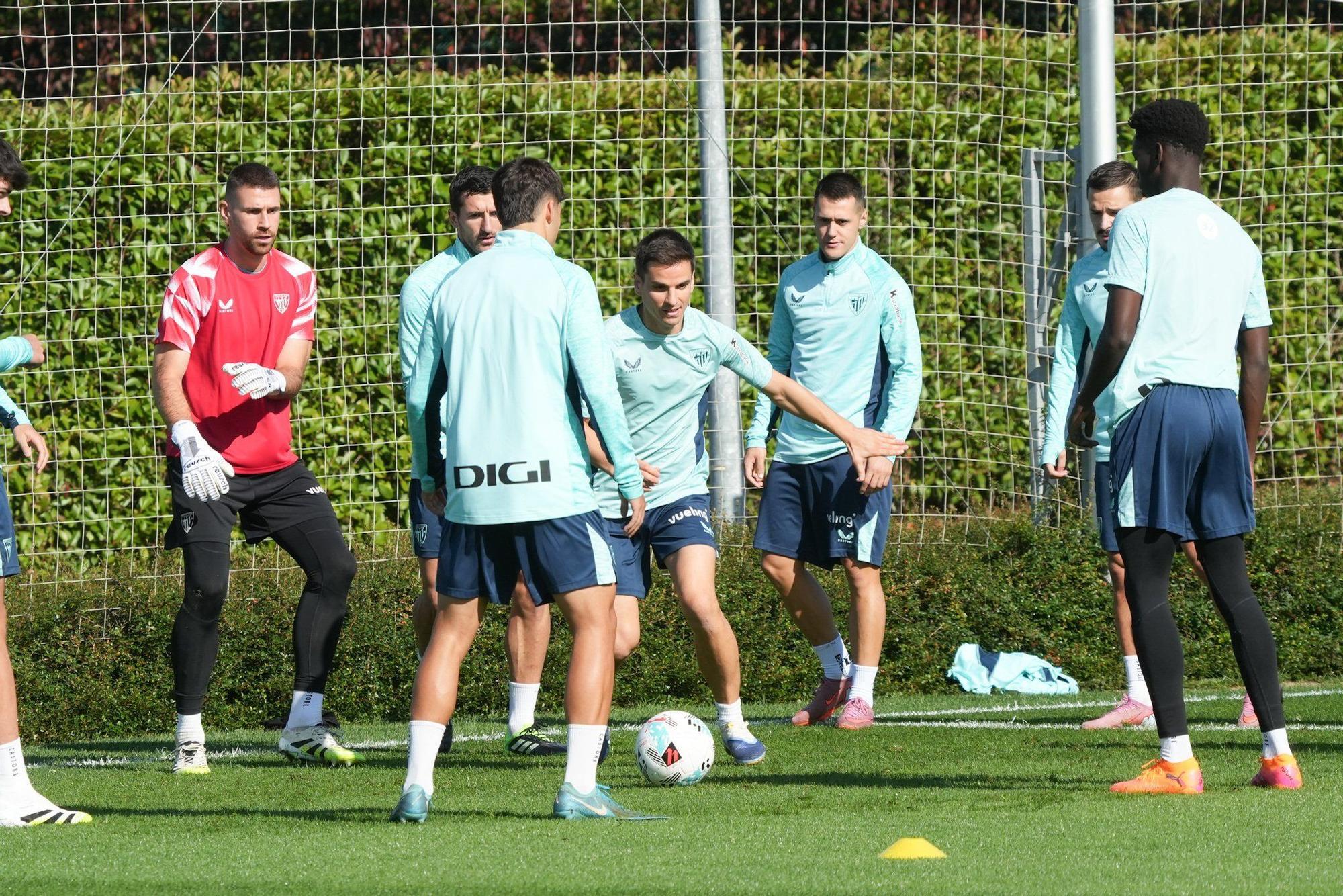 Entrenamiento del Athletic en Lezama
