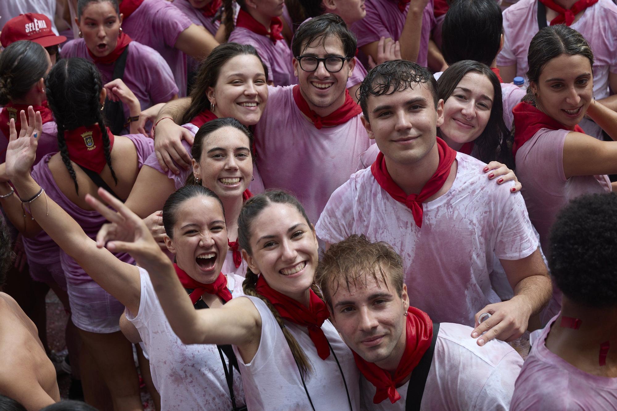Fotos del cohete de las fiestas de Tudela 2025