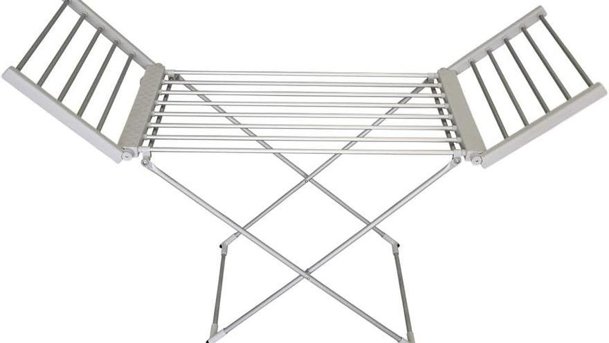 Vista del tendedero extensible eléctrico Cofan de Amazon