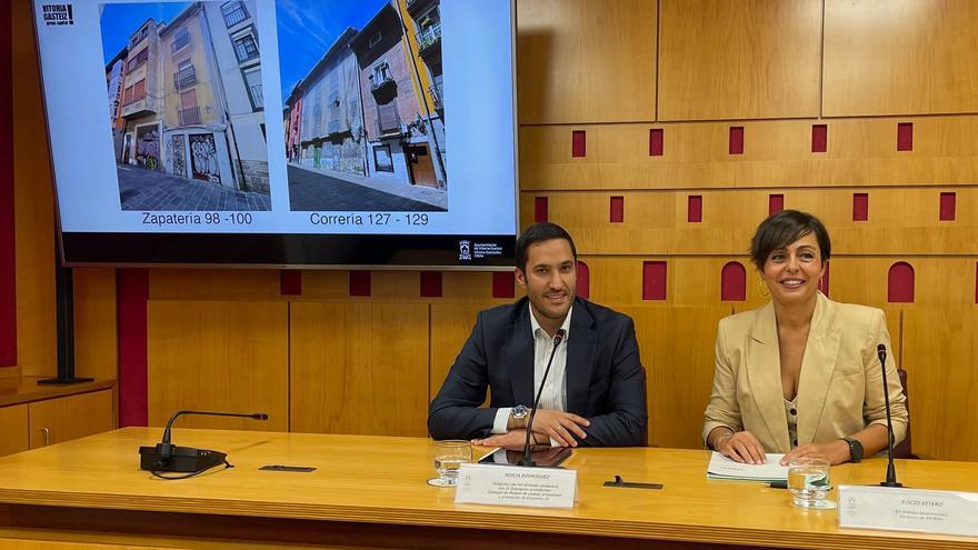 Vitoria va a demoler cuatro bloques de viviendas de Zapatería y Correría para levantar una quincena de pisos de alquiler para jóvenes