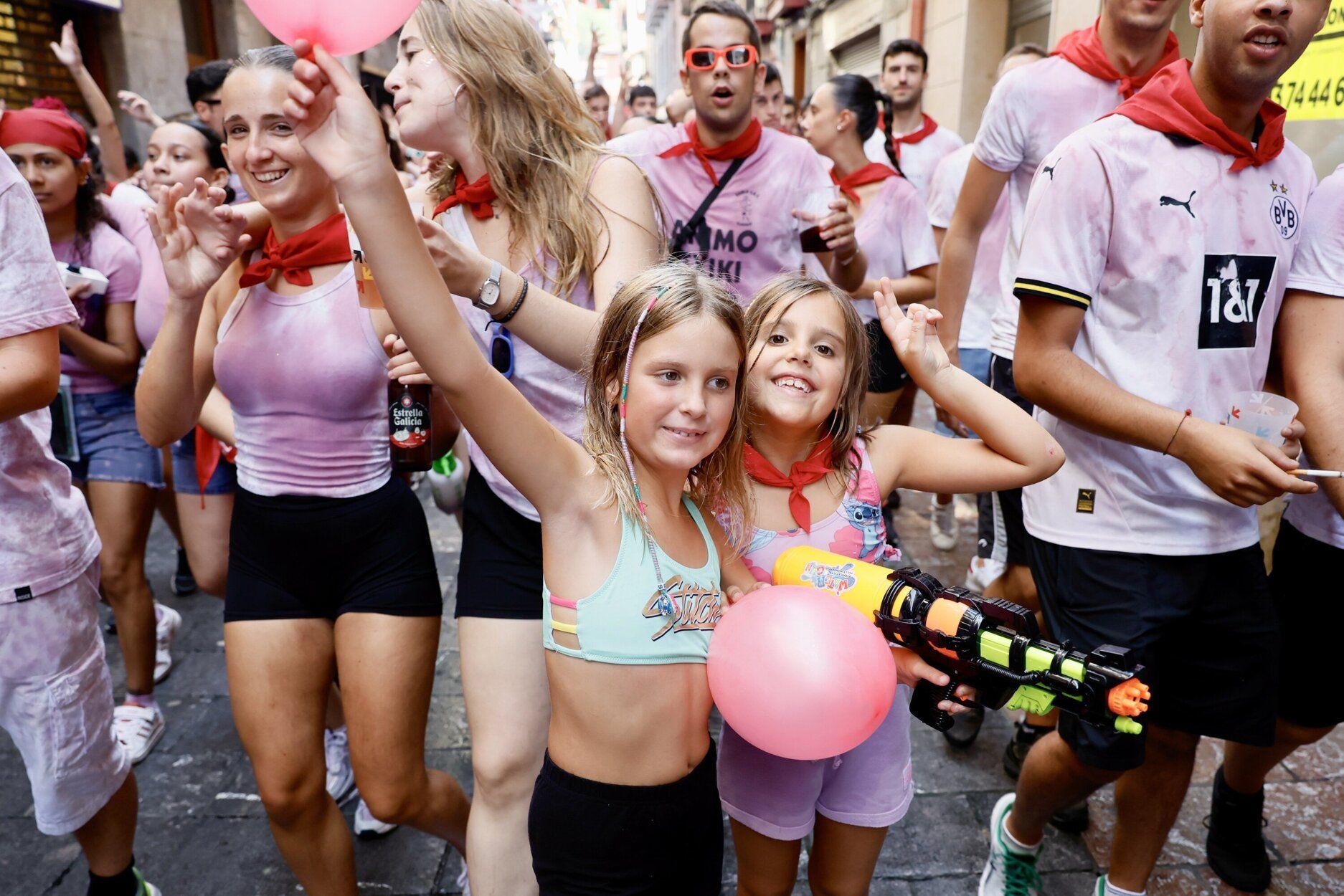 Fiesta de vino tinto en Elgoibar con el Txiki Eguna