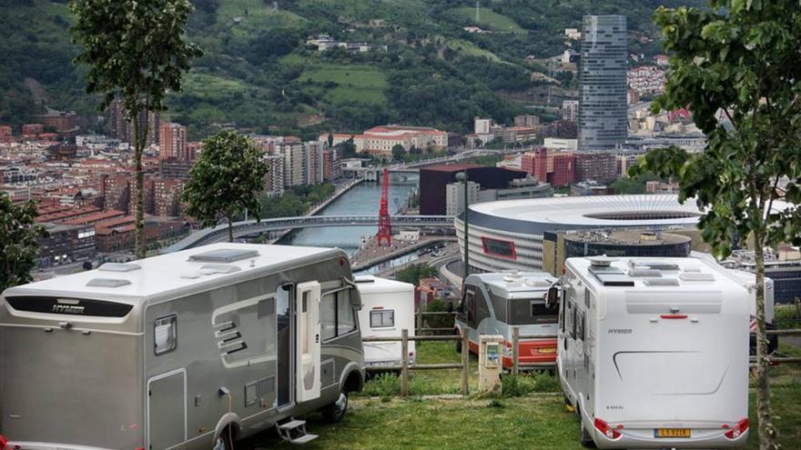 Casi 20.000 autocaravanas disfrutaron del área habilitada en Kobetamendi en 2024