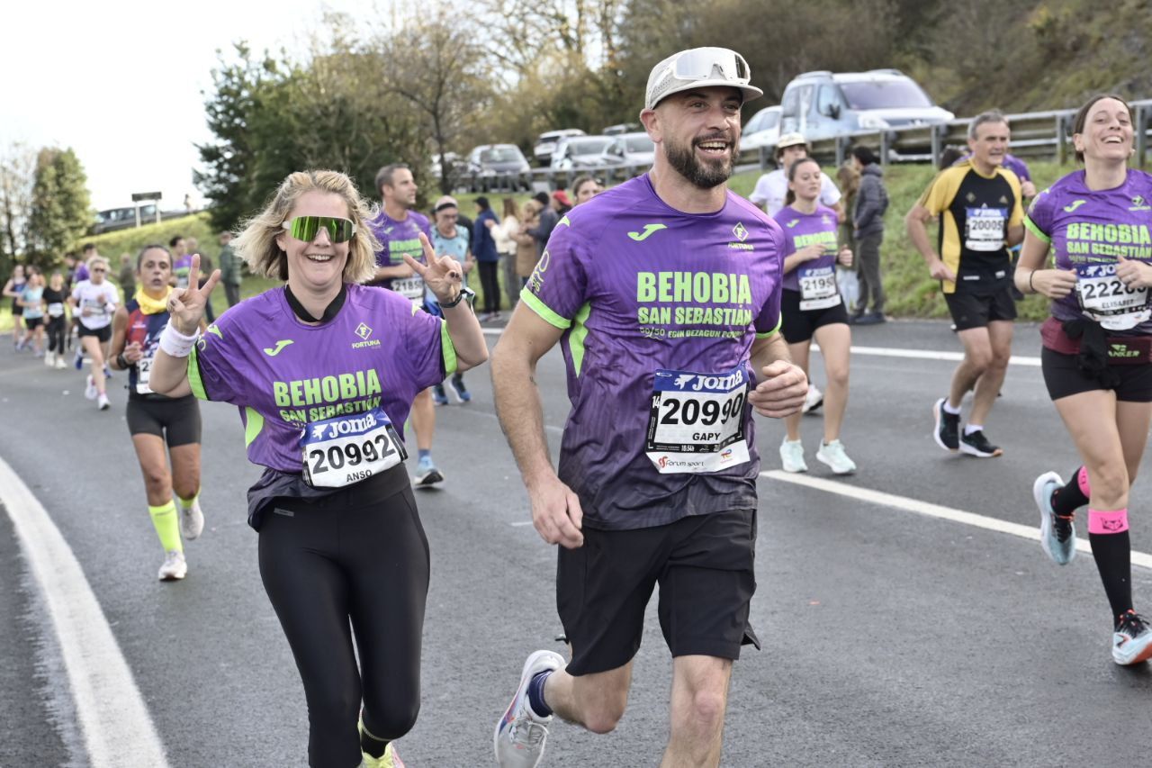 La Behobia, a su paso por Gaintxurizketa