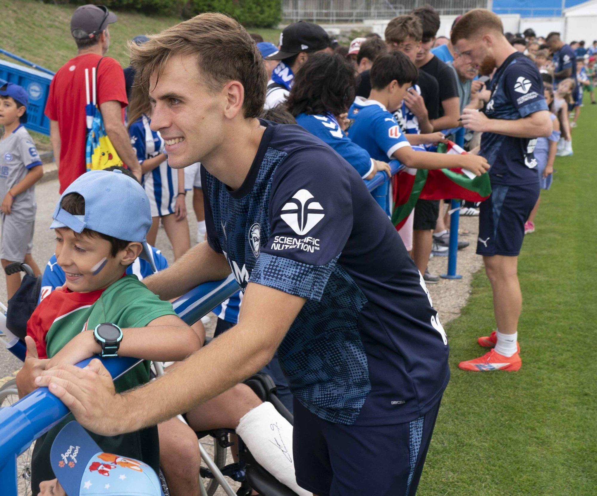 En imágenes: Una afición entregada al Alavés
