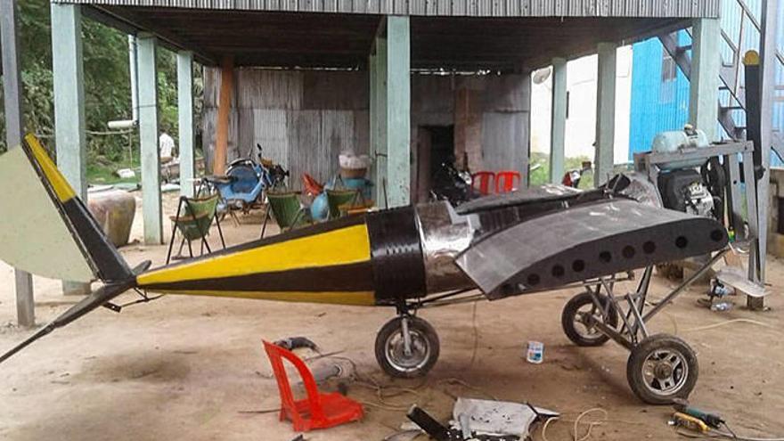 El avión construido por Paen Long